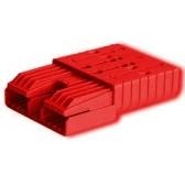 Agerauto E1423 - CONECTOR HERMAFRODITA SBX 350A ROJO L: 125,4 CABLE 70MM